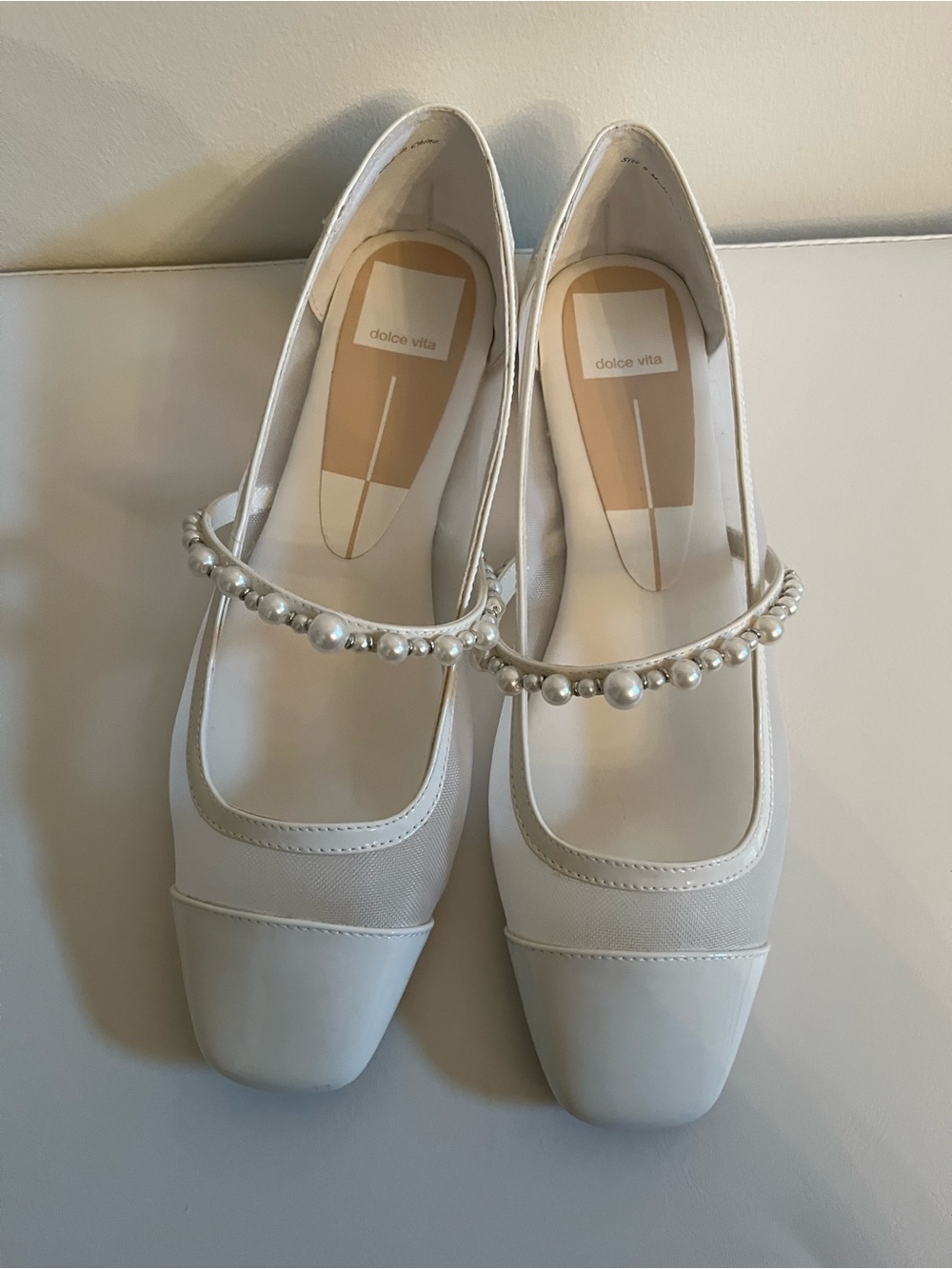 Dolce Vita Rollin Pearl Mesh Ballet Flats - Picture 3 of 9